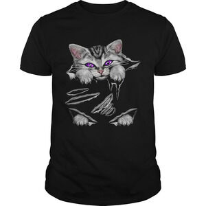 Cat Scratch Torn Stranded Shirt